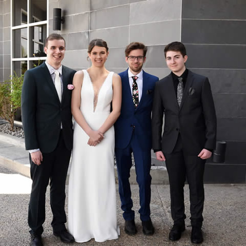 Victoria and her brothers